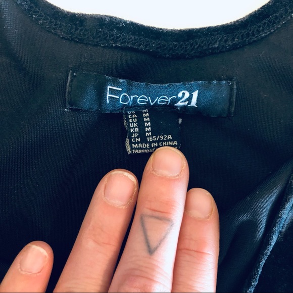Crushed Velvet Forever 21 Dress ⭐️ 3 for $25 ⭐️ - Picture 3 of 3